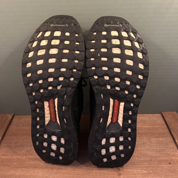 adidas Mens Black Lace Up Sneakers Size 9 - Picture 10 of 10